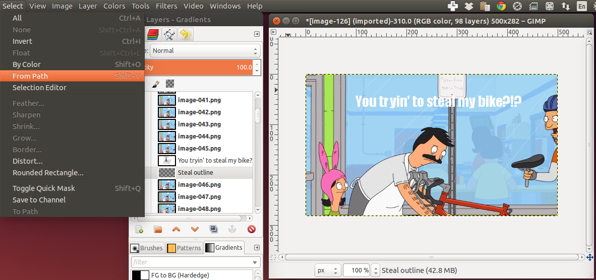 the word shaker — How to Make Gifs Using VLC Media Player and Gimp