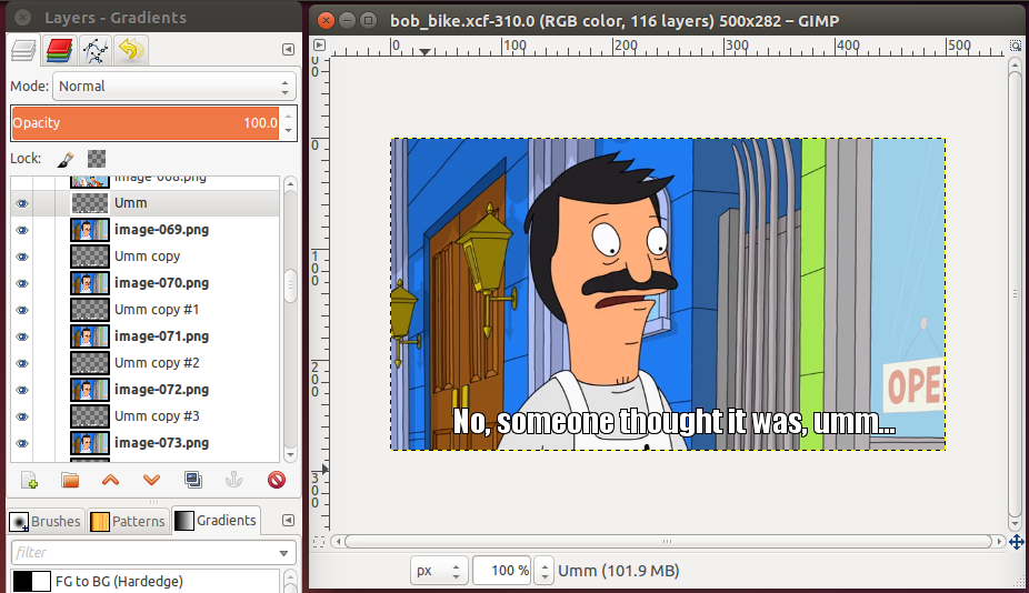 the word shaker — How to Make Gifs Using VLC Media Player and Gimp