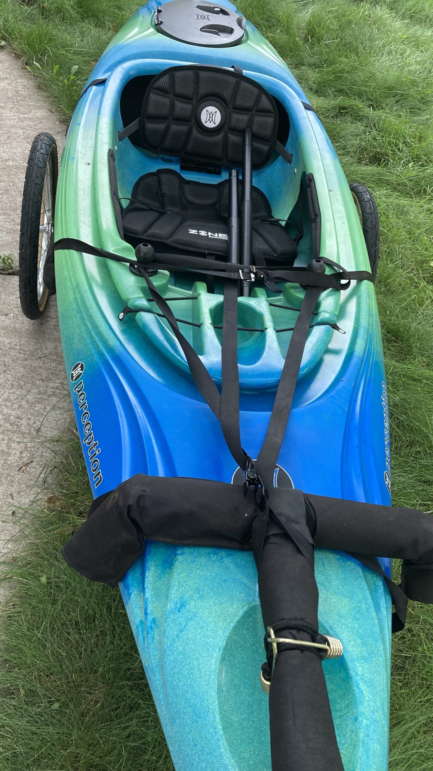 Carrying stuff by bike: kayak - Justin Foell